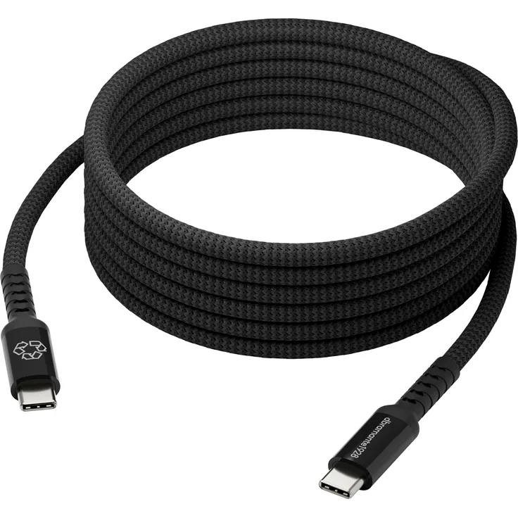 dbramante1928 CB30CCBL7236, USB C Kabel mit 3 m Länge und 100 W Power Delivery, geflochtene Bauweise