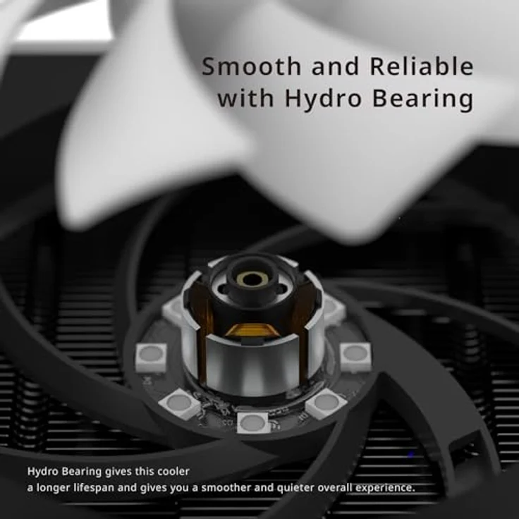 APNX AP1-V CPU-Kühler - 120mm, weiß – Bild 5