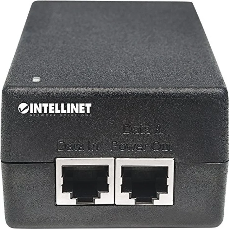 Intellinet Gigabit Ultra PoE+ Injektor (1 x 60 Watt-Port, IEEE 802.3bt und IEEE 802.3at/af-konform, Kunststoffgehäuse) schwarz 561235 – Bild 2