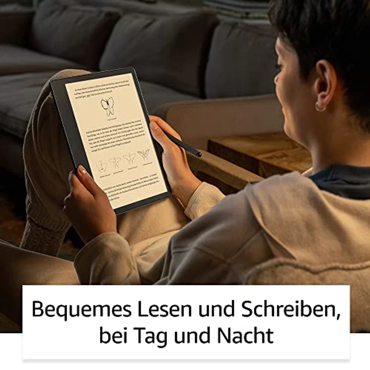 Zertifiziert und generalüberholt Kindle Scribe, der erste Kindle mit Schreibfunktion, mit 10,2-Zoll-Paperwhite-Display mit 300 ppi, mit Premium-Eingabestift | 64 GB – Bild 5