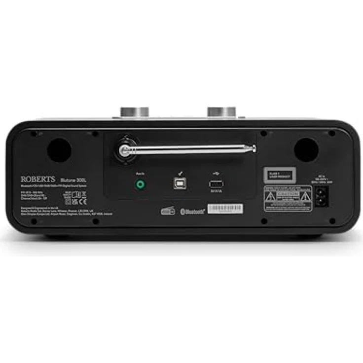 Roberts Radio Blutune 300L, All-in-One Audiosystem mit CD, DAB+/FM, Bluetooth, USB, schwarz – Bild 4