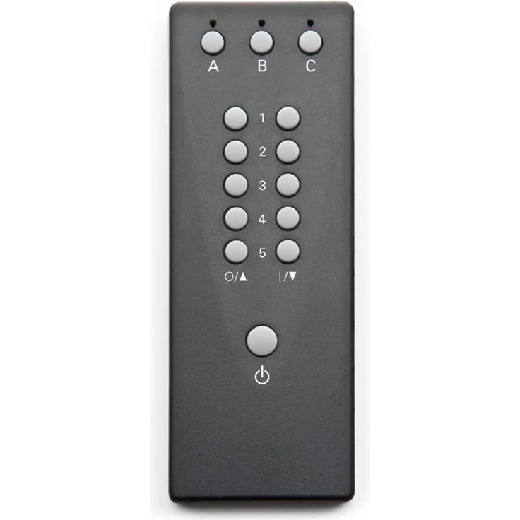 Busch-Jaeger Handsender WaveLINE 6780, Funkfernbedienung für Licht und Jalousien, schwarz, 30 Lichtszene, Reichweite 100 m
