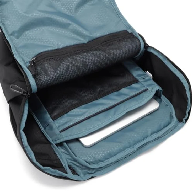 Thule Accent - 28L Laptop-Rucksack mit gepolstertem Laptop-Schutz für Geräte bis 17 Zoll, SafeZone-Fach und Trolley-Befestigung, Schwarz – Bild 7