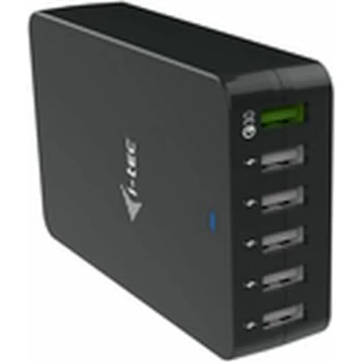 i-tec USB Smart Charger CHARGER6P52W, Handy-Ladegerät mit 6 Ports und 52W Leistung