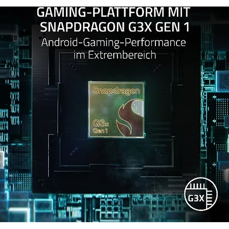 Razer Edge - Android-Gaming-Handheld mit Kishi V2 Pro Controller (Snapdragon G3X Gen 1, 6,8 Zoll großer AMOLED FHD+ Touchscreen mit 144 Hz, Razer HyperSense-Haptik, PC, Xbox und Cloud-Gaming) Schwarz – Bild 2
