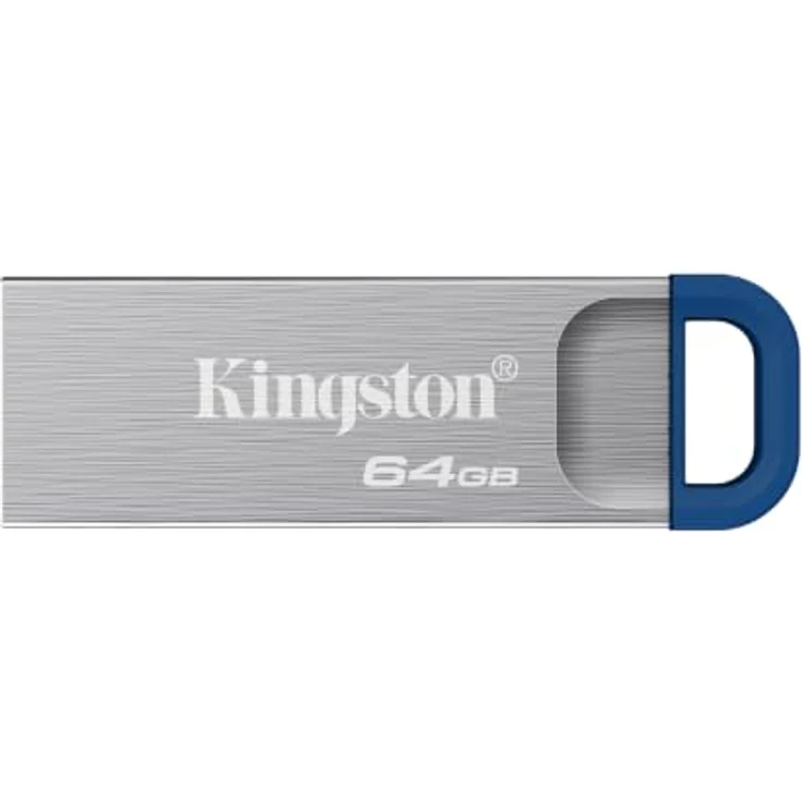 Kingston DataTraveler Kyson G2, 64GB USB 3.2 Gen 1 USB-Stick mit bis zu 220MB/s Lesegeschwindigkeit, grau – Bild 1