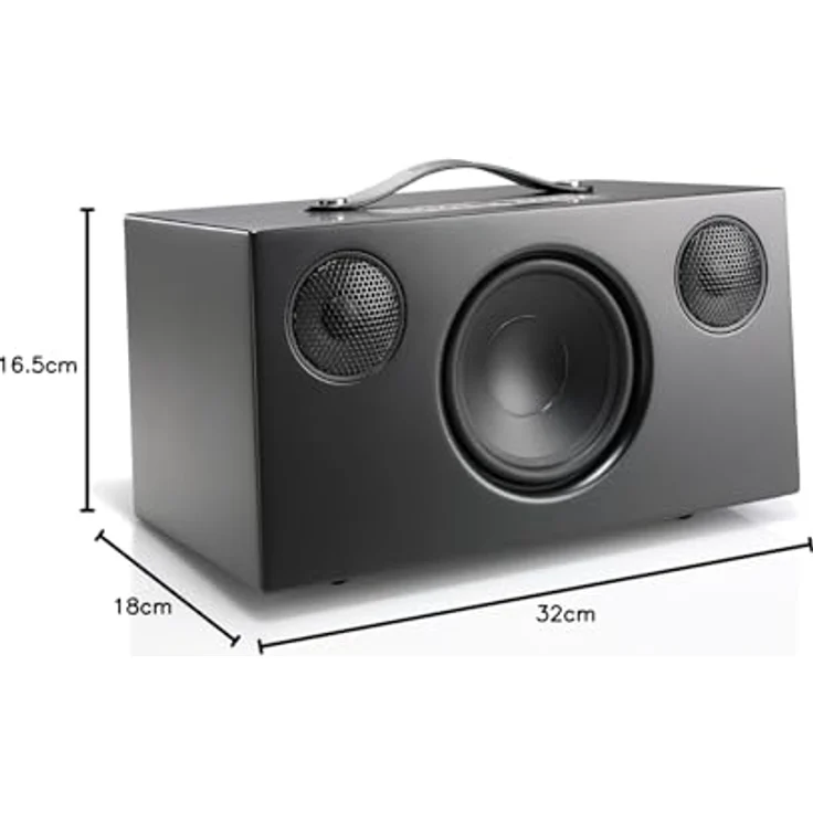 Audio Pro Addon C10 Lautsprecher (80 Watt, Multiroom, Stereo, Airplay, WLAN, Bluetooth, Musik Apps (Spotify, Tidal, Deezer), Tunein Internetradio, App) Schwarz – Bild 11