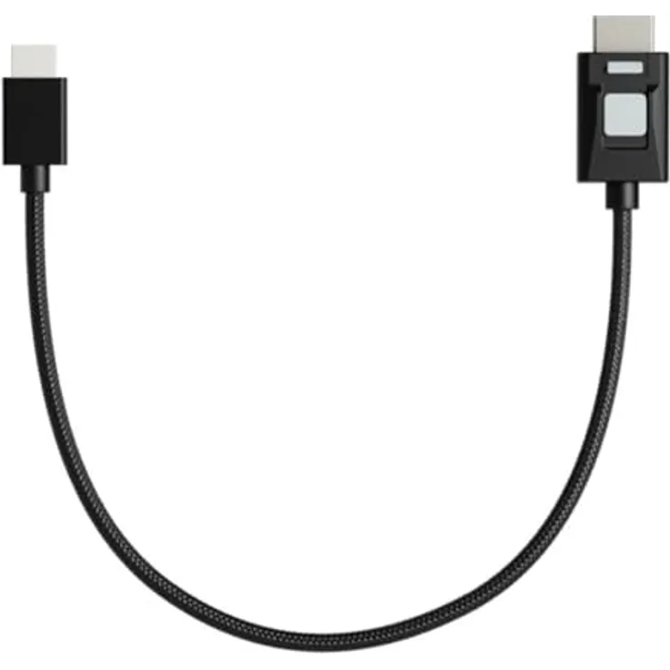 Atomos 4kP60 Locking HDR Mini to Full HDMI 30cm High Speed Cable - Atomos HDMI-Kabel 30cm mit Locking Funktion für den Shinobi II