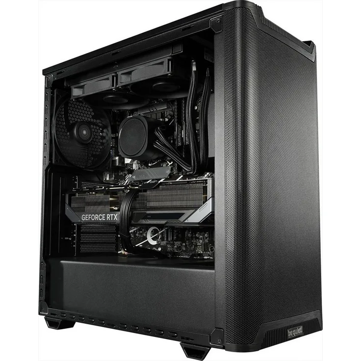 Kiebel CAD Business-PC Intel Core Ultra 9 285K, NVIDIA RTX PRO 4000, 64 GB RAM, 1000 GB SSD, Wasserkühlung, WLAN, Schwarz
