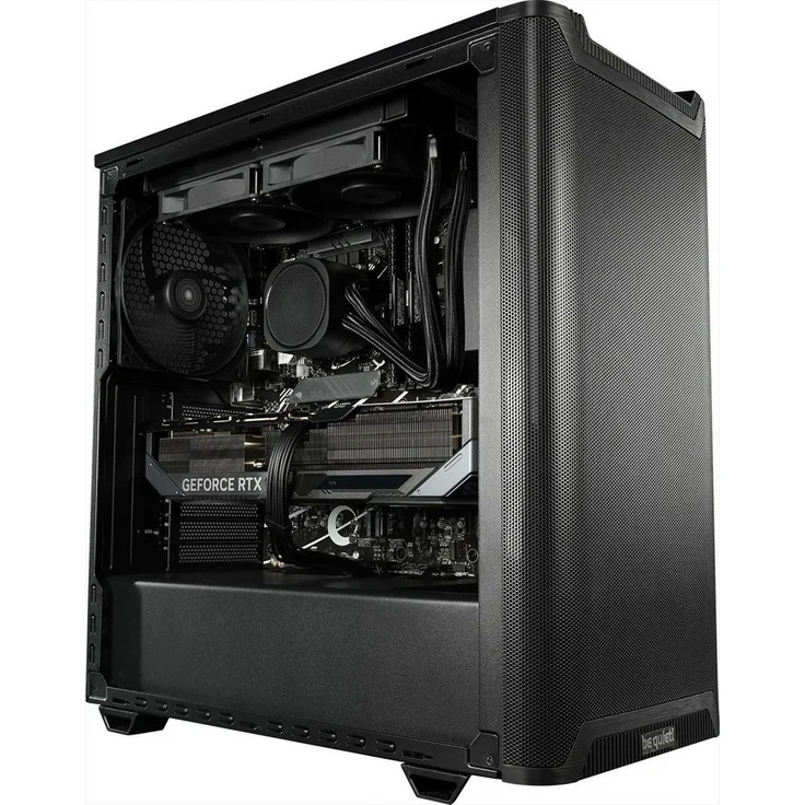 Kiebel CAD Business-PC Intel Core Ultra 9 285K, NVIDIA RTX PRO 4000, 64 GB RAM, 1000 GB SSD, Wasserkühlung, WLAN, Schwarz
