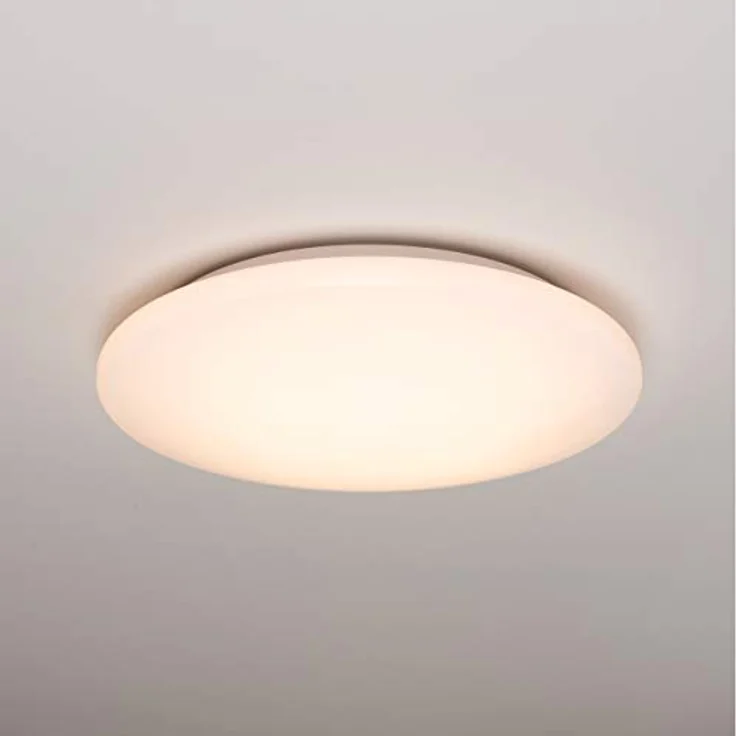 Proventa LED Deckenleuchte Ø 37cm spritzwassergeschützt für Bad Zone 2 und 3 geeignet warmweiß 3.000K 18W 1.600 Lumen – Bild 1