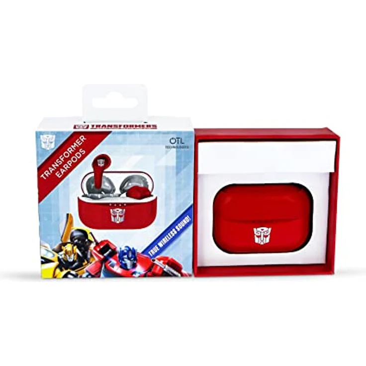 OTL Transformers Bluetooth Kopfhörer TWS mit Ladebox In-Ear-Kopfhörer (Blau, True Wireless, Hochwertiger Sound, Leichtes Gewicht) – Bild 2