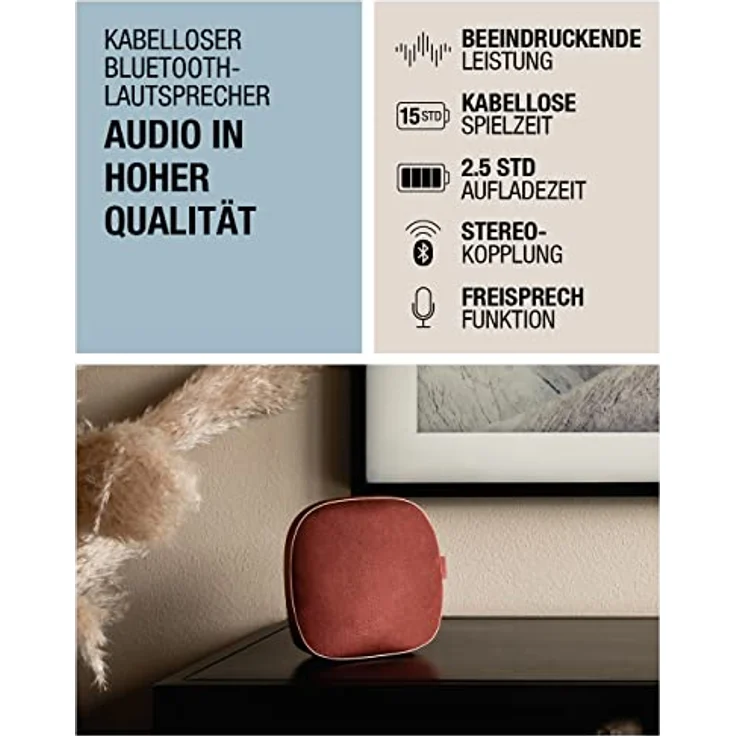 Fresh 'n Rebel Soul Bluetooth-Lautsprecher Storm Grey – Bild 2