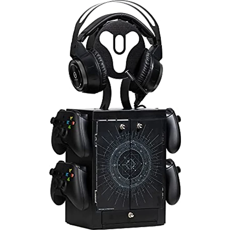 numskull NS2777 Destiny Gaming Locker, Controller Halter, Headset Ständer für PS5, Xbox Series X S, Nintendo Switch-Offizielles Merchandise – Bild 1