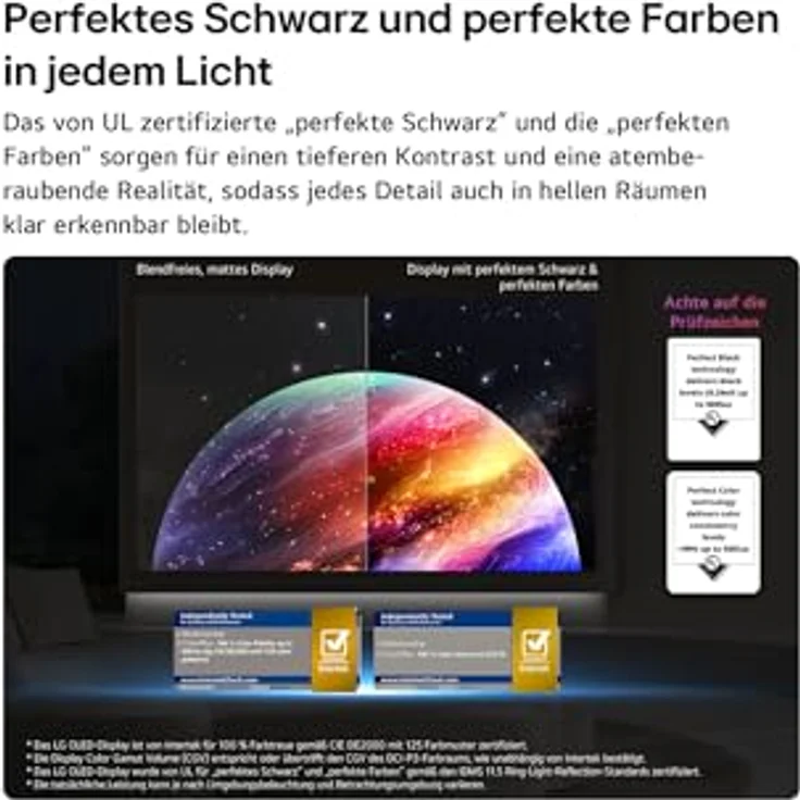 LG OLED65C6ELB, 65 Zoll 4K OLED evo AI TV mit α11 Gen3 4K AI Prozessor, 120Hz (VRR bis 165Hz), webOS 26, Dolby Vision und Dolby Atmos – Bild 4