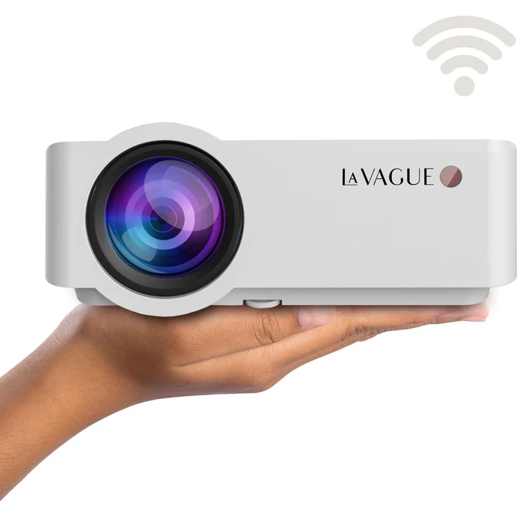 La Vague LV-HD340, Full HD Wi-Fi Beamer mit 2500 Lumen, Weiss