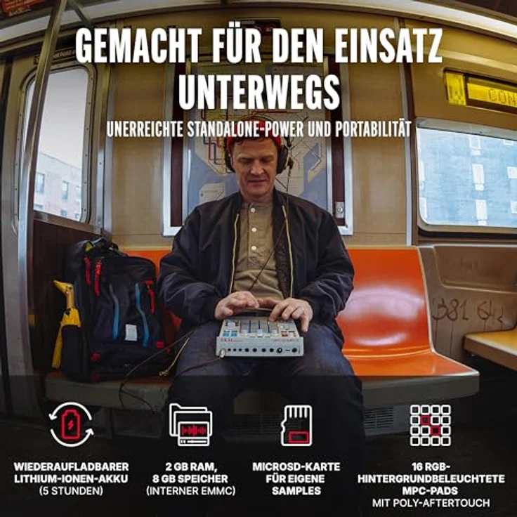 Akai MPC Sample, DJ Controller mit leistungsstarken Performance-Pads und umfangreicher Sampling-Funktionalität – Bild 3