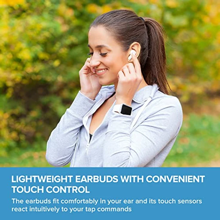CREATIVE Zen Air Leichte, schweißbeständige True-Wireless In-Ear-Kopfhörer mit aktiver Geräuschunterdrückung, Bluetooth 5.0, IPX4, bis zu 6 Stunden pro Aufladung und 18 Stunden Gesamtspielzeit – Bild 3