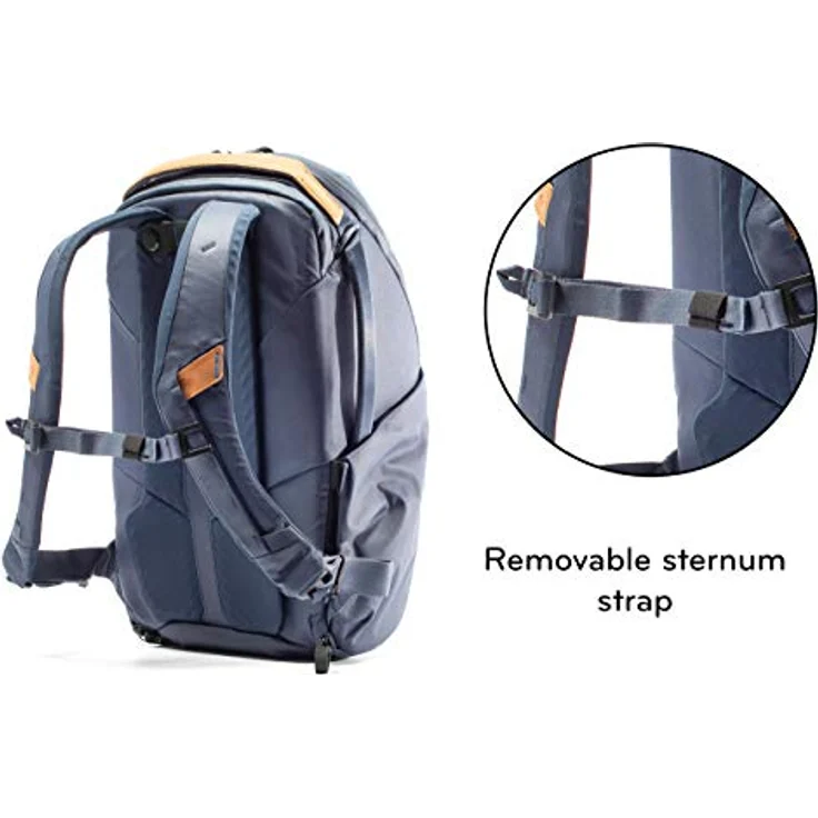 Peak Design Everyday Rucksack mit Reißverschluss, 20 l, Midnight Blue (Blau) - BEDBZ-20-MN-2 – Bild 3