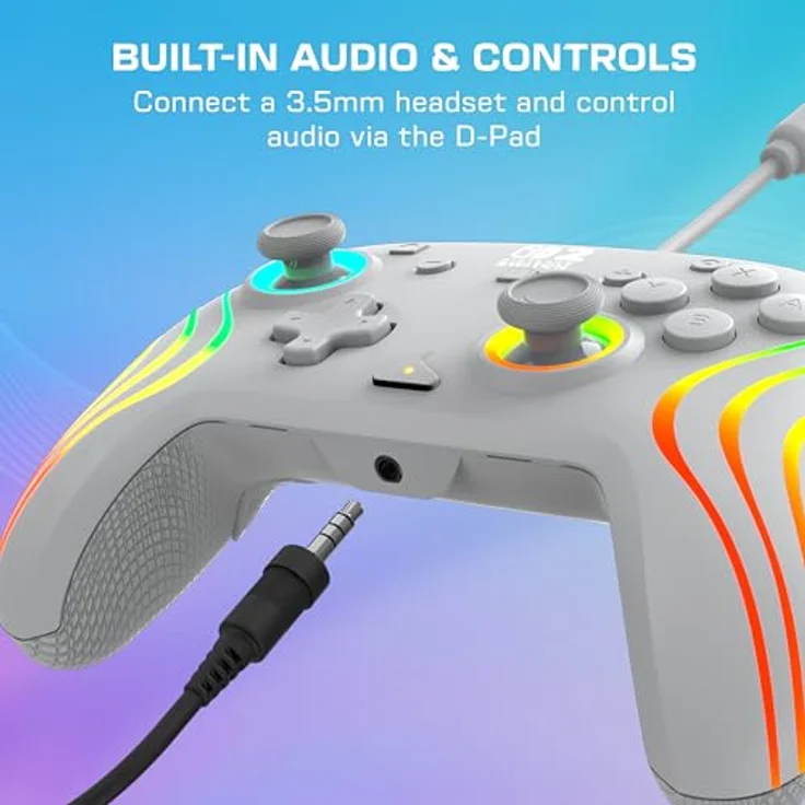 Turtle Beach Afterglow Wave Grau Kabelgebundener RGB-Gaming-Controller für Nintendo Switch 2, mit anpassbaren RGB-Zonen, 3,5-mm-Headset-Anschluss und programmierbaren Tasten – Bild 7