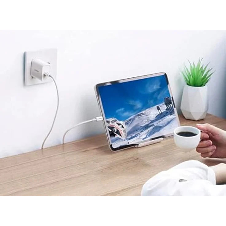 Ugreen USB-C Kabel US264, 2m, Schnellladung, Weiß, 40 MB/s Datenübertragung – Bild 4