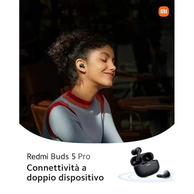 Xiaomi Redmi Buds 5 Pro Bluetooth 5.3 In-Ear Kopfhörer, 52dB aktive Geräuschunterdrückung, Bis zu 38 Stunden Akkulaufzeit, Hi-Res Audio & LDAC, Koaxial Dual-Treiber – Weiß – Bild 5