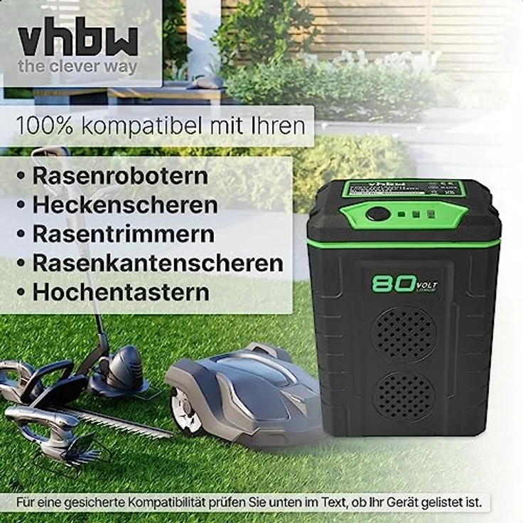 EXTENSILO 1x Akku für Remarc Nimbus 82V, 2500 mAh, Lithium-Ionen, wiederaufladbar – Bild 2
