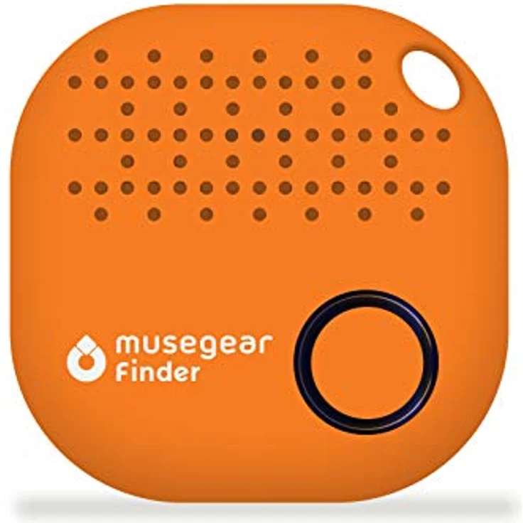 musegear Schlüsselfinder mit Bluetooth App aus Deutschland I Maximaler Datenschutz I Orange 1er Pack – Bild 1