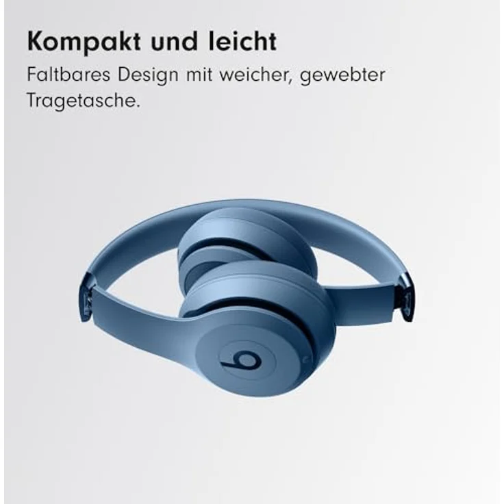 Beats Solo 4 - Kabelloser Bluetooth On-Ear Kopfhörer, Apple & Android kompatibel, Bis zu 50 Stunden Akkulaufzeit - Schieferblau – Bild 4