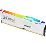 Kingston Fury Beast Weiß RGB XMP DDR5 128GB 5200MT/s CL40 DIMM Desktop Speicher (Kit mit 4) - KF552C40BWAK4-128 - Preisvergleich