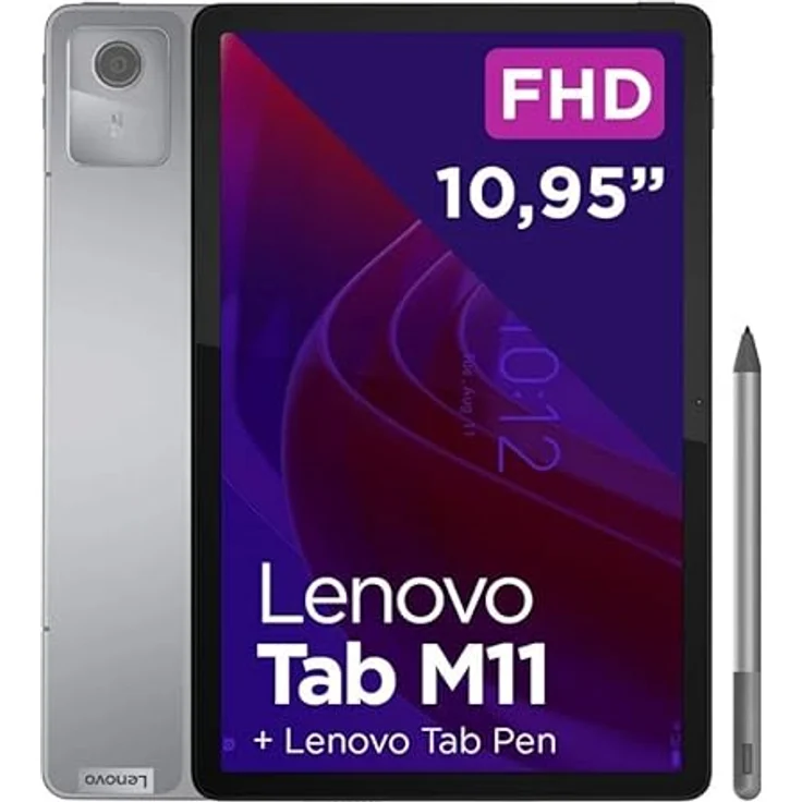 Lenovo Tab M11 (11", 128 GB, Luna Gray), Tablet, Grau – Bild 10