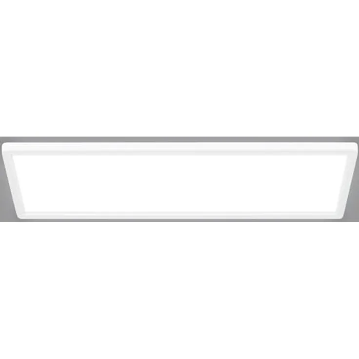 BRILONER - EEK A LED Deckenlampe Effizient mit 14W bei 3000lm, ca. 50.000h Licht, flach, indirektes Licht, LED Panel, 58x20x3 cm, Weiß