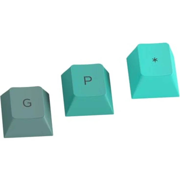 Glorious GPBT Keycaps 115 Tastenkappen-Set deutsches Layout QWERTZ Rain Forest Türkis Grün – Bild 6