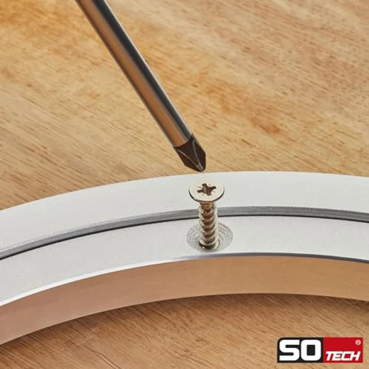 Aluminium Drehkranz silber Ø 300 mm belastbar bis 60 kg, Drehring robust, kugelgelagert, rostfrei Drehteller für Drehtisch, Ausstellungen und Maschinenbau – Bild 3