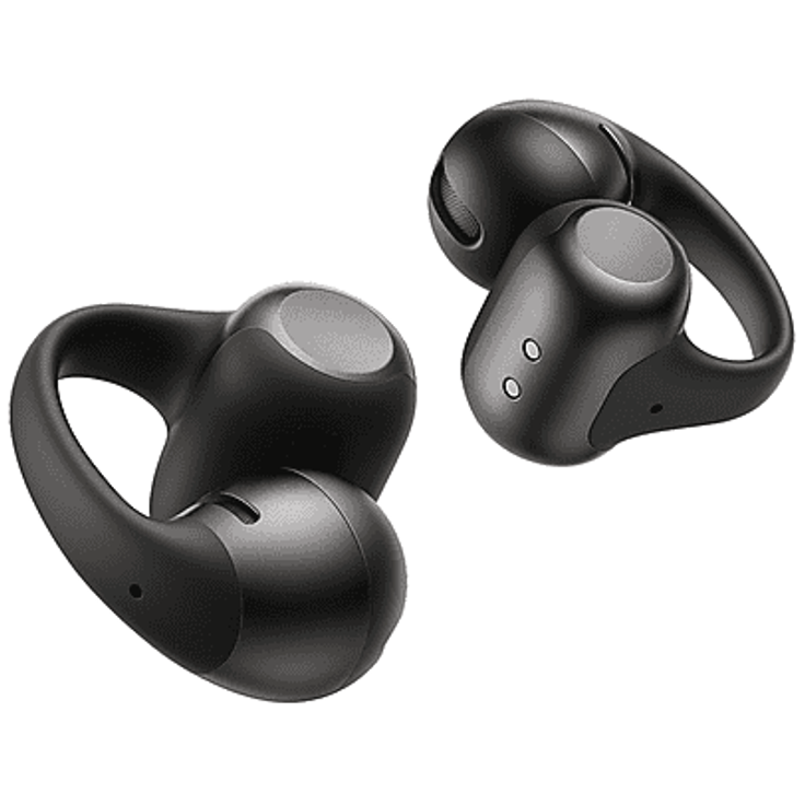 SHOKZ OpenDots 2, Open-Ear Kopfhörer Bluetooth 6.1 mit Bassphere™ 2.0, IP57, Schwarz