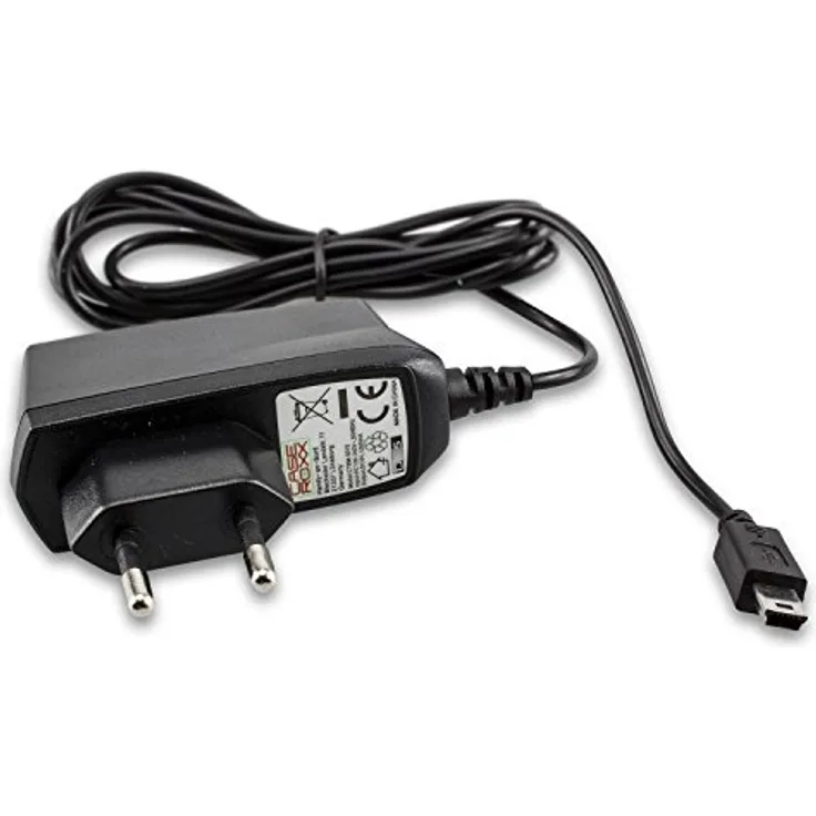 caseroxx Ladegerät für Motorola V3 V3c V3i V3m, Ersatzladegerät mit Auto-ID und 100 cm Kabel für Büro und Urlaub
