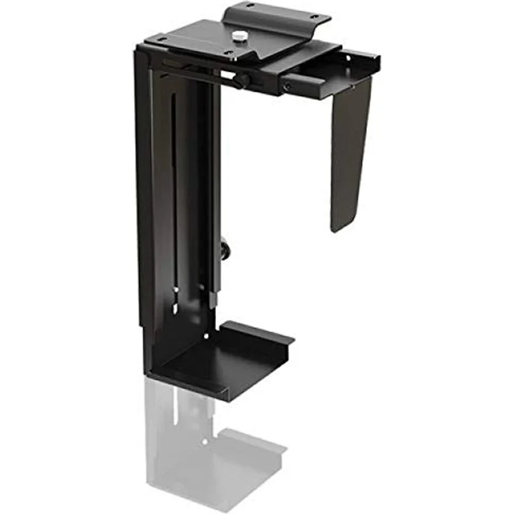 TECHLY 102819 PC-Halterung unter Tisch/Wand einstellbar Schwarz – Bild 3