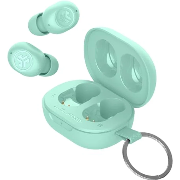 JLab JBuds Mini In Ear Kopfhörer Bluetooth Kabellos, True Wireless Kopfhörer mit Mikrofon, 20+ Stunden Headphones, Ohrhörer Kabellose, Earbuds mit USB Ladebox, Dual Connect, EQ3 Sound, Minzgrün… – Bild 1