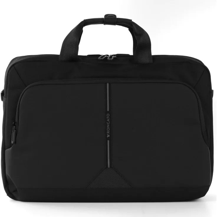 Roncato Clayton Aktentasche 44 cm Laptopfach (16.14"), Notebooktasche, Schwarz
