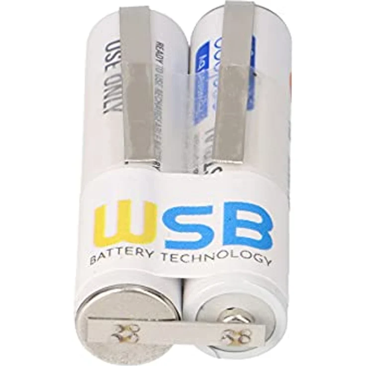 Akkupack passend Philips Rasierer BT9290 Akku 2,4 Volt 800mAh AAA 44,5 x 21x10,5mm mit Lötfahnen 2mm – Bild 3