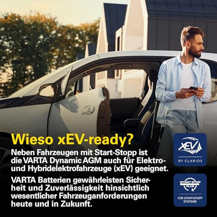 Varta Silver Dynamic AGM A8 12V 60Ah Autobatterie für Start-Stopp-Systeme, wartungsfrei, 680A Kaltstartstrom – Bild 3