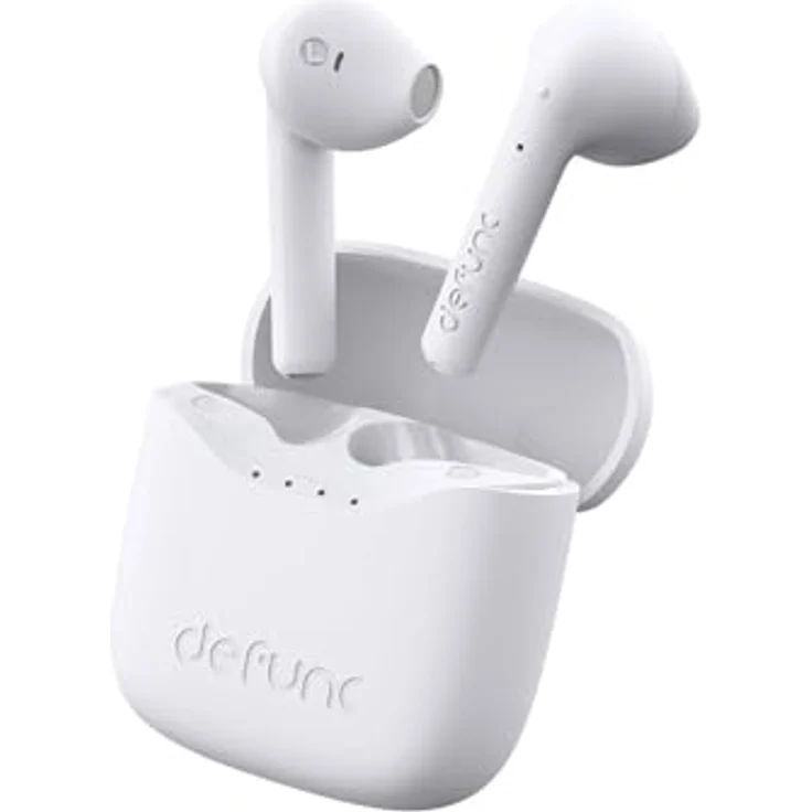 Defunc True Lite Earbuds, In-Ear Bluetooth Kopfhörer mit ANC, 20 Stunden Akkulaufzeit, Weiss – Bild 2