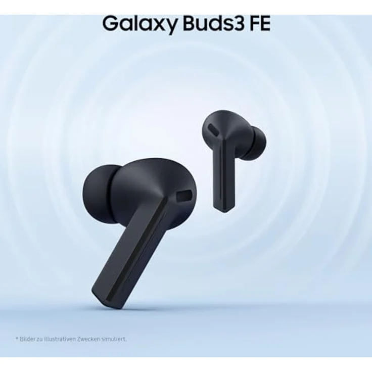 SAMSUNG Galaxy Buds3 FE, In-ear Kopfhörer mit ANC und 30 Stunden Akku, Bluetooth, Schwarz – Bild 2