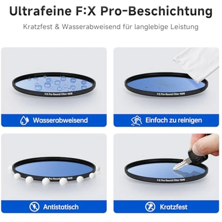 ROLLEI F:X Pro ND Filter Set (ND8, 64, 1000) E 49 – Bild 7