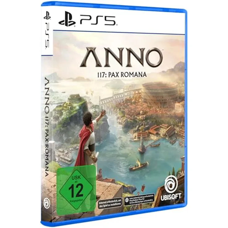 Ubisoft Anno 117: Pax Romana - PS5-Spiel zur Gestaltung des Römischen Reiches, strategische Wirtschaft und Diplomatie