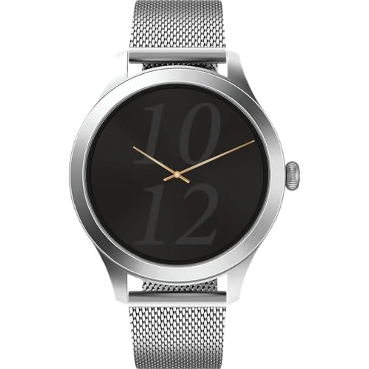 MAXCOM Smartwatch FW44 2 IP68 mit Milanaise Armband, Silber, AMOLED Touchscreen, Atemübungen, Stressmessung – Bild 2