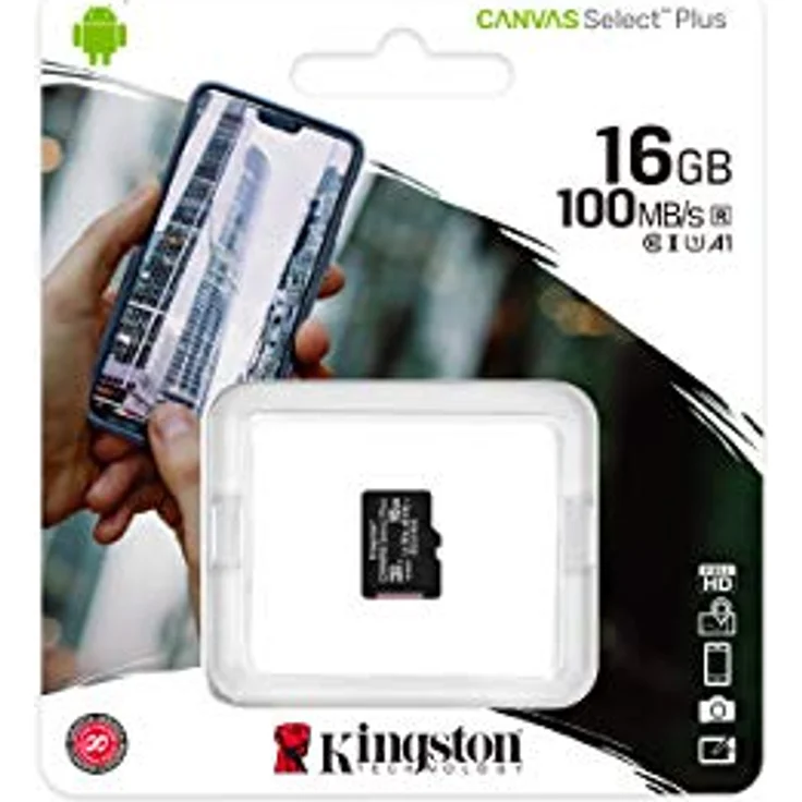 Kingston Canvas Select Plus microSD Speicherkarte, SDCS2-16GBSP Class 10 – Bild 3