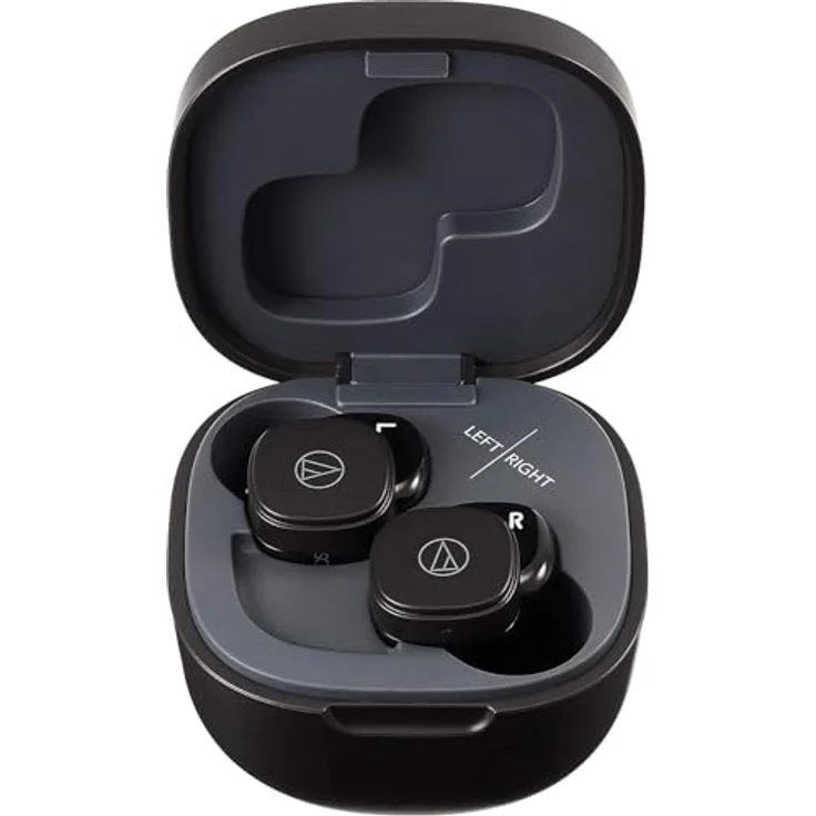 Audio-Technica ATH-SQ1TW Kabelloser Kopfhörer - Schwarz – Bild 2