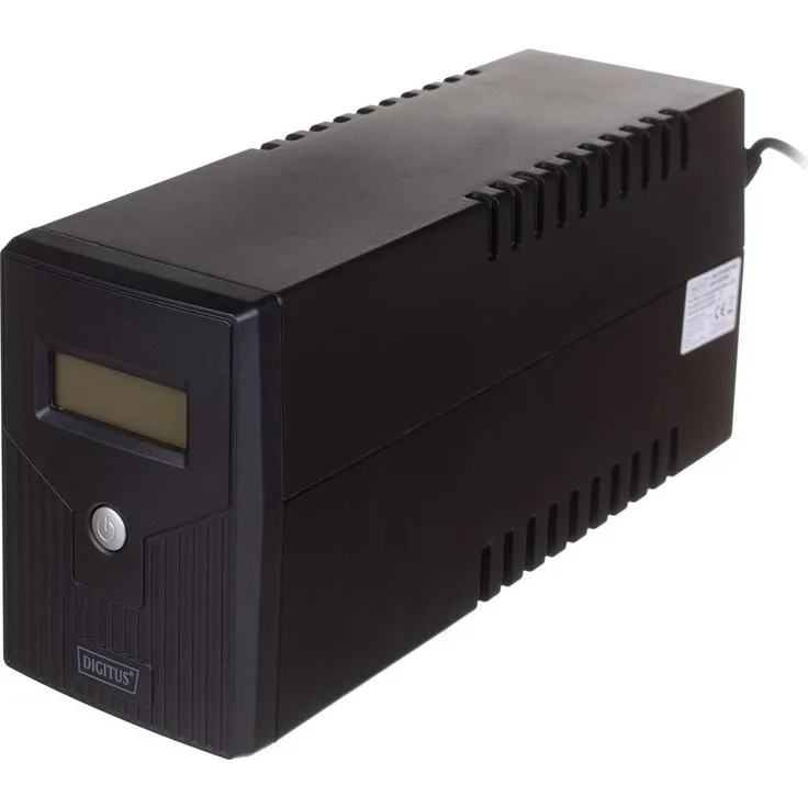 Digitus UPS Line-Interactive DN-170063-LCD-B, USV mit LCD-Display und Line-Interactive Technologie, schwarz