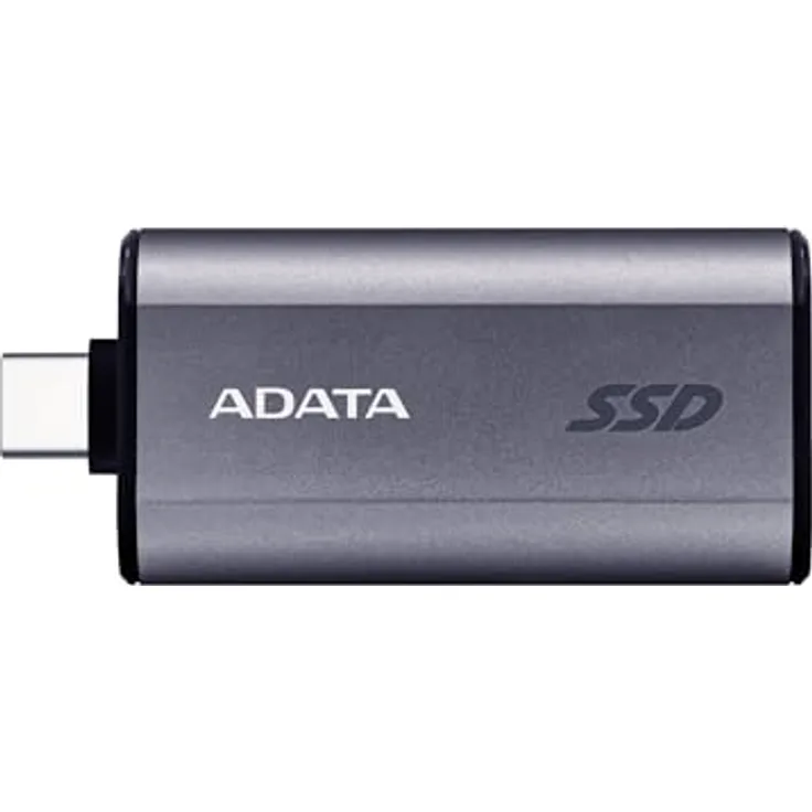 ADATA SE750 SC750 SC750-1000G-CBK, Externe SSD-Festplatte 1000 GB, Typ-C bis zu 1000 MB/s, Schwarz